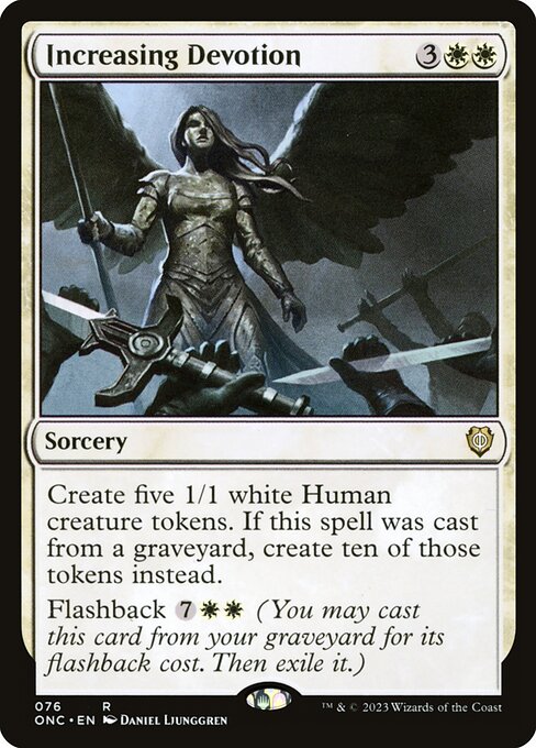 Increasing Devotion (76) [Phyrexia: All Will Be One Commander]