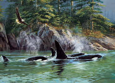 1000pc Orcas Puzzle image 1