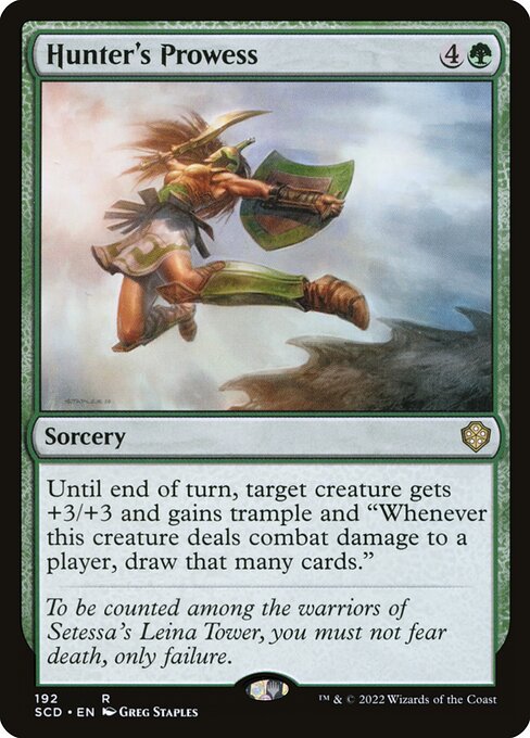 Hunter's Prowess (192) [Starter Commander Decks]