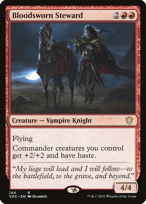 Bloodsworn Steward (144) [Crimson Vow Commander]