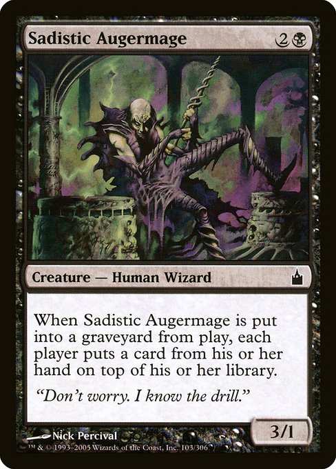 Sadistic Augermage (103) [Ravnica: City of Guilds]