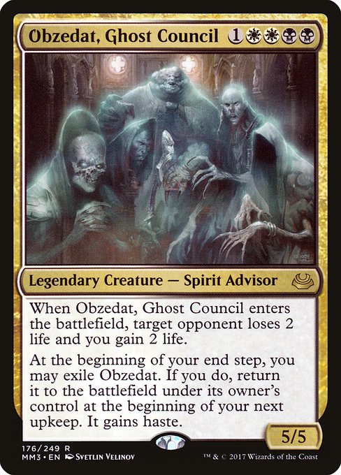 Obzedat, Ghost Council (176) [Modern Masters 2017]
