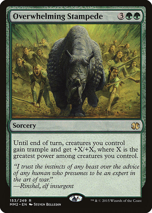 Overwhelming Stampede (153) [Modern Masters 2015]