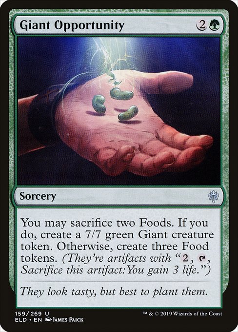 Giant Opportunity (159) [Throne of Eldraine]