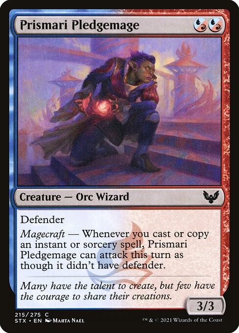 Prismari Pledgemage (215) [Strixhaven: School of Mages]