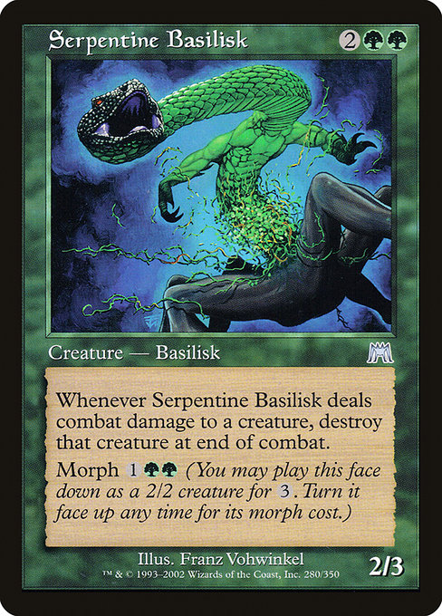 Serpentine Basilisk (280) [Onslaught]