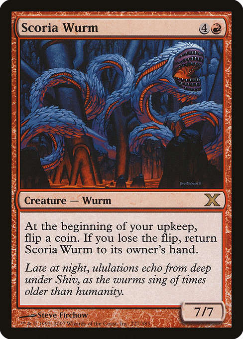 Scoria Wurm (227) [Tenth Edition]