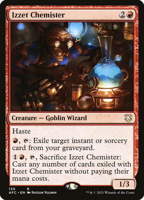 Izzet Chemister (130) [Forgotten Realms Commander]