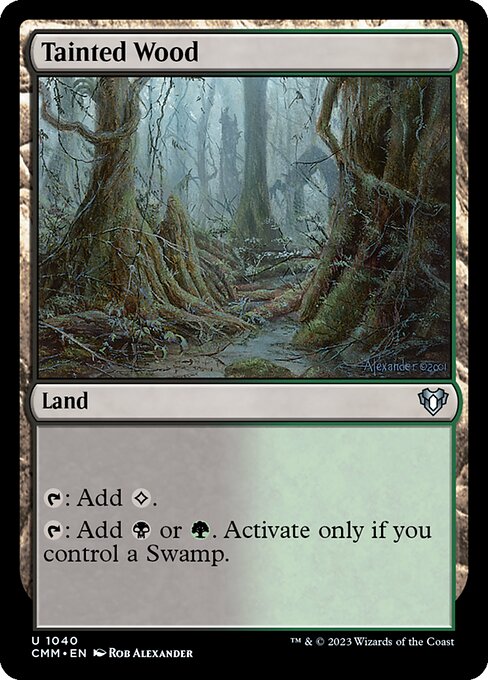Tainted Wood (1040) [Commander Masters]
