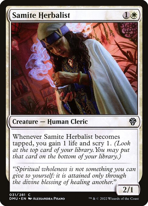 Samite Herbalist (31) [Dominaria United]