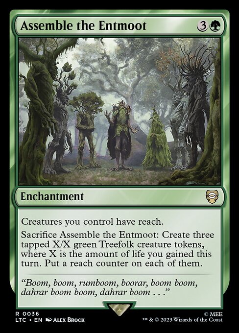 Assemble the Entmoot (36) [Tales of Middle-earth Commander]