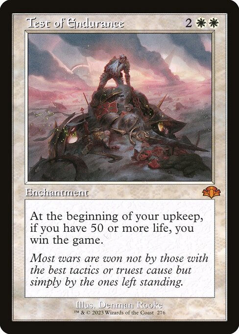Test of Endurance (276) [Dominaria Remastered]