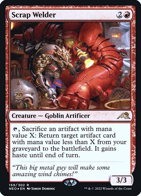 Scrap Welder (159s) [Kamigawa: Neon Dynasty Promos]