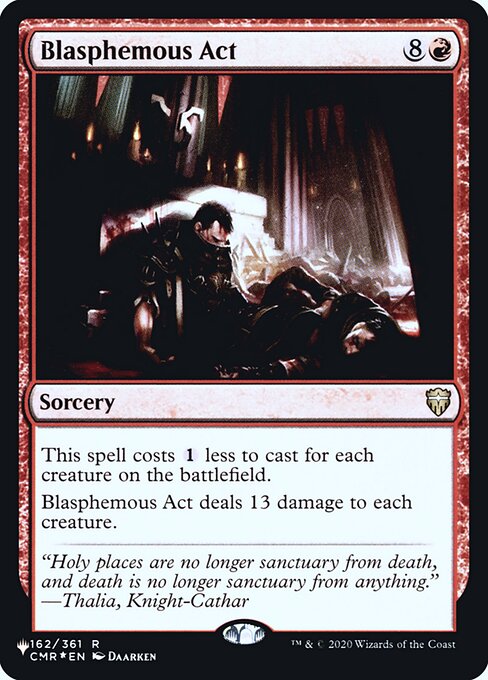 Blasphemous Act (CMR-162) [The List]