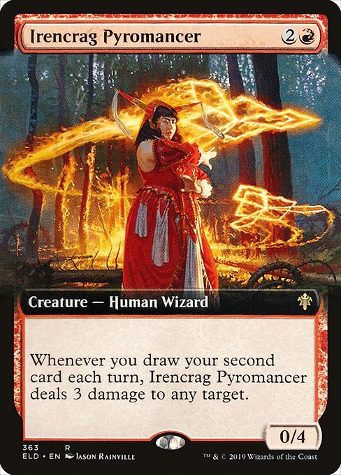Irencrag Pyromancer (363) [Throne of Eldraine] [Extended Art]