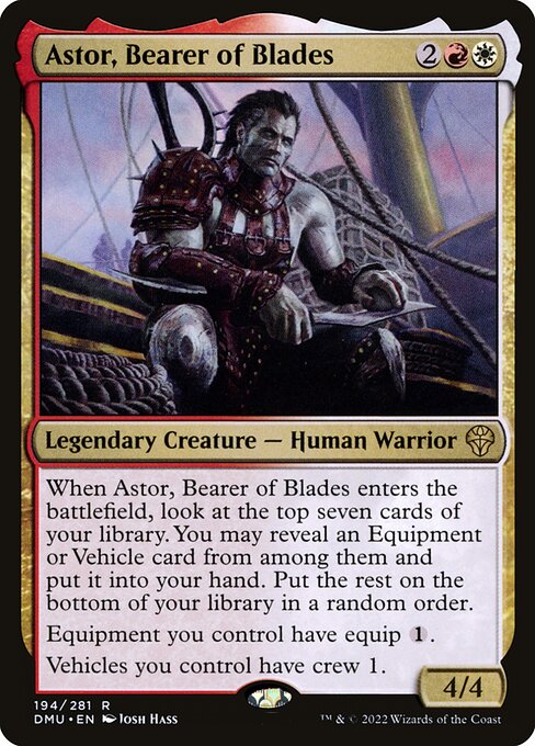 Astor, Bearer of Blades (194) [Dominaria United]