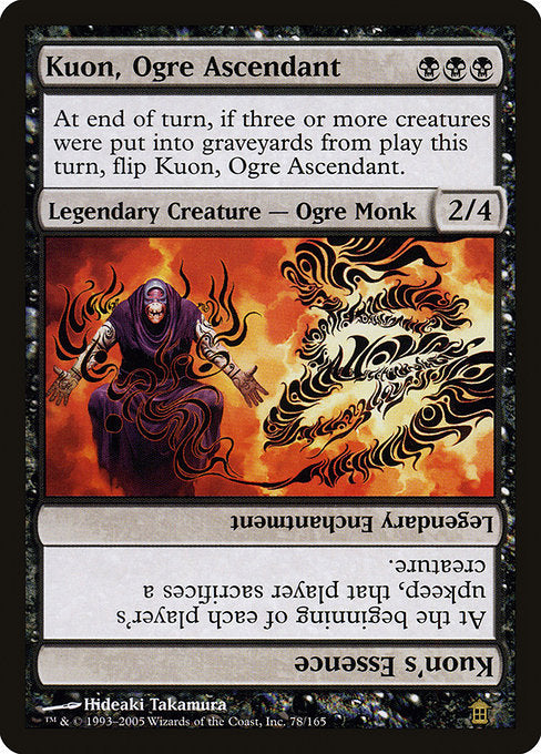 Kuon, Ogre Ascendant // Kuon's Essence (78) [Saviors of Kamigawa]