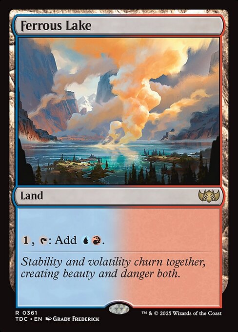 Ferrous Lake (361) [Tarkir: Dragonstorm Commander]