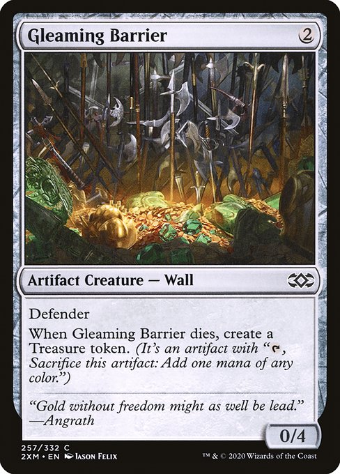 Gleaming Barrier (257) [Double Masters]