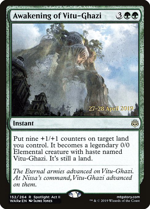 Awakening of Vitu-Ghazi (152s) [War of the Spark Promos]