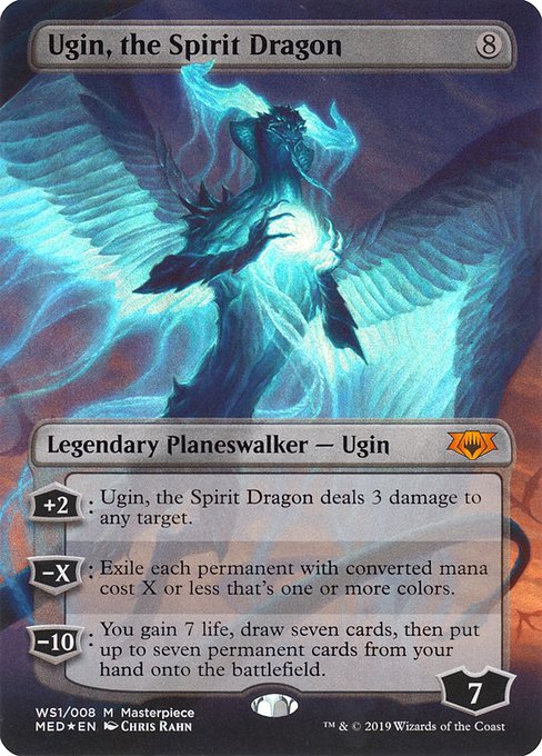 Ugin, the Spirit Dragon (WS1) [Mythic Edition] [Borderless]