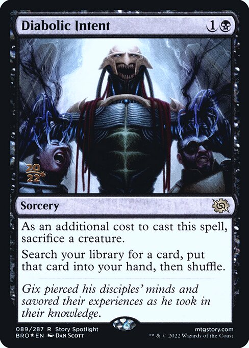 Diabolic Intent (89s) [The Brothers' War Promos]