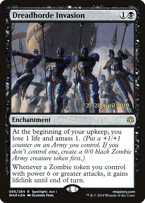 Dreadhorde Invasion (86s) [War of the Spark Promos]