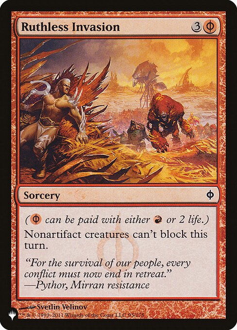Ruthless Invasion (NPH-93) [The List]