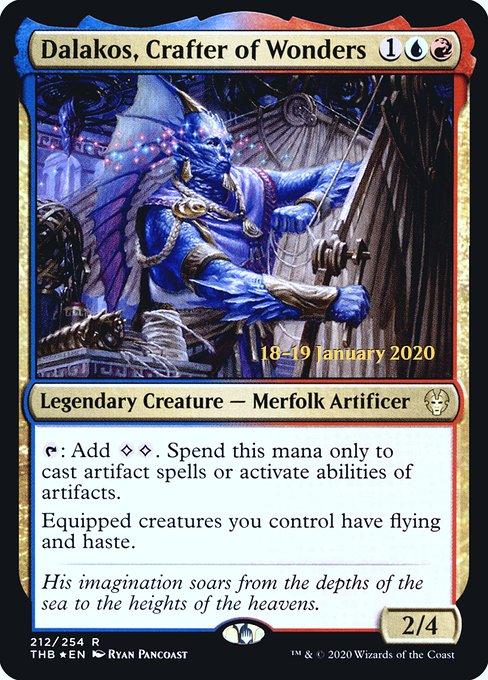 Dalakos, Crafter of Wonders (212s) [Theros Beyond Death Promos]