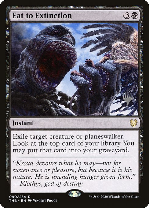 Eat to Extinction (90p) [Theros Beyond Death Promos]