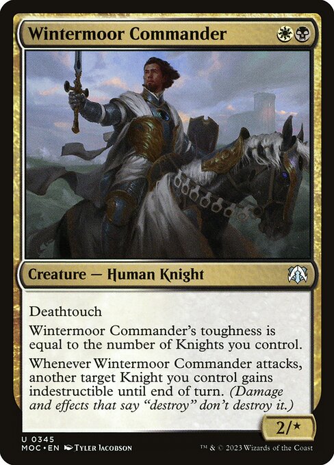 Wintermoor Commander (345) [March of the Machine Commander]