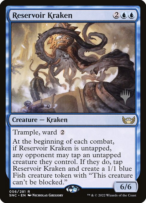 Reservoir Kraken (56p) [Streets of New Capenna Promos]