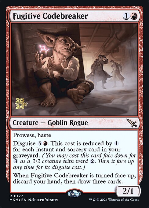 Fugitive Codebreaker (127s) [Murders at Karlov Manor Promos]