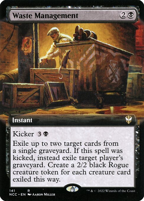 Waste Management (141) [New Capenna Commander] [Extended Art]