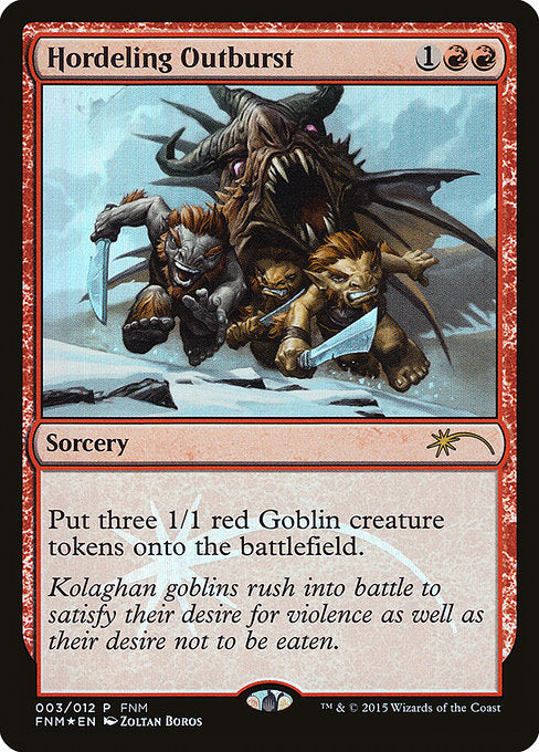 Hordeling Outburst (3) [Friday Night Magic 2015]