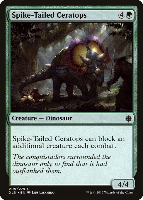 Spike-Tailed Ceratops (209) [Ixalan]