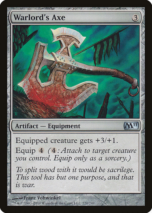 Warlord's Axe (220) [Magic 2011]