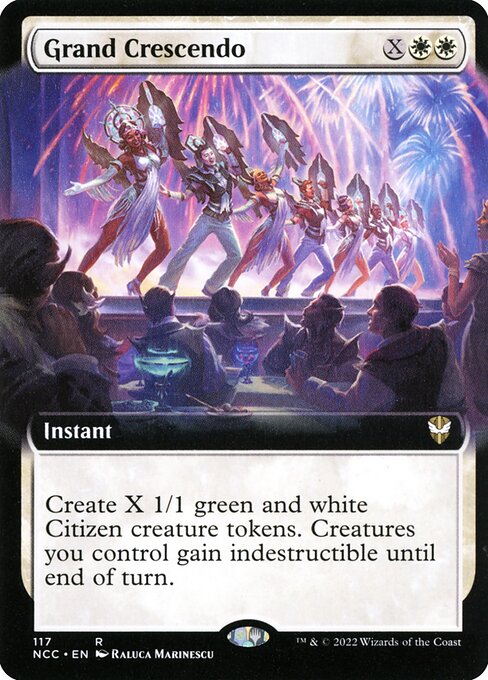 Grand Crescendo (117) [New Capenna Commander] [Extended Art]