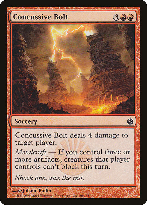 Concussive Bolt (60) [Mirrodin Besieged]
