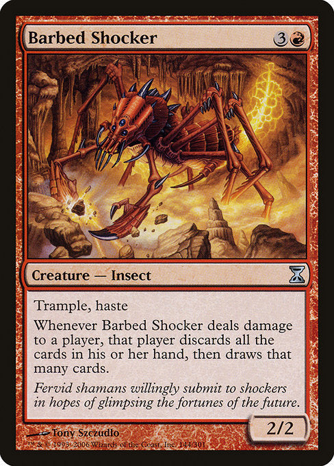 Barbed Shocker (144) [Time Spiral]