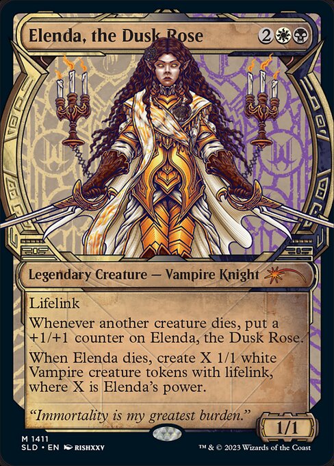 Elenda, the Dusk Rose (1411) [Secret Lair Drop] [Showcase]