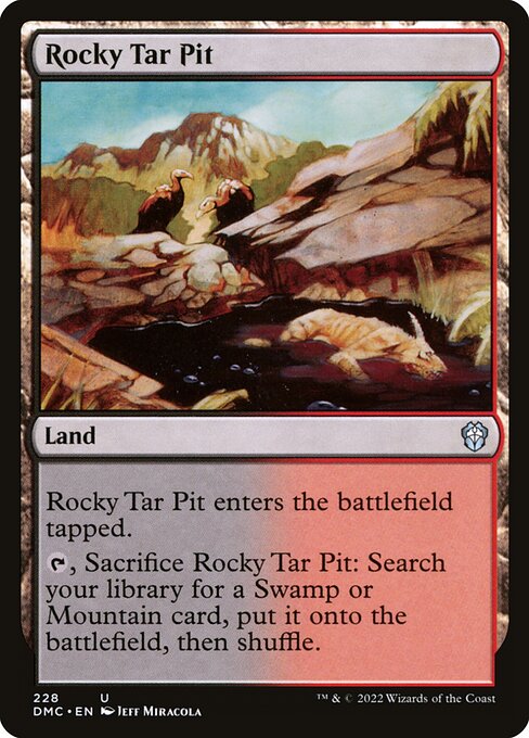 Rocky Tar Pit (228) [Dominaria United Commander]