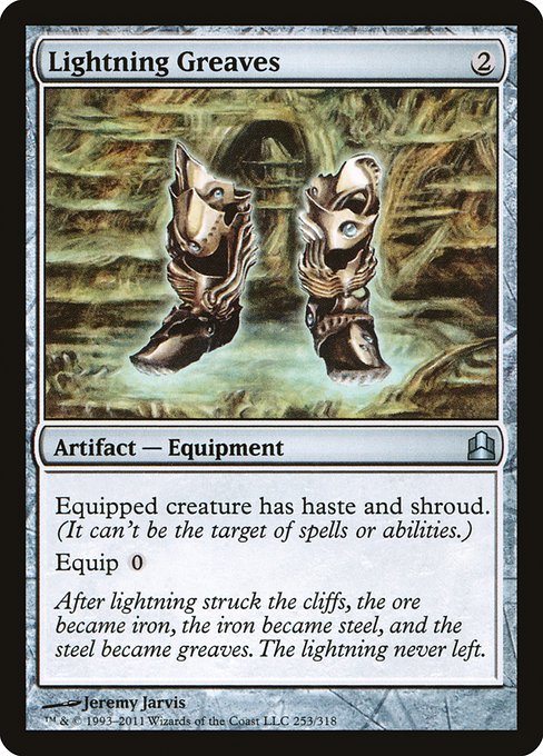 Lightning Greaves (253) [Commander 2011]