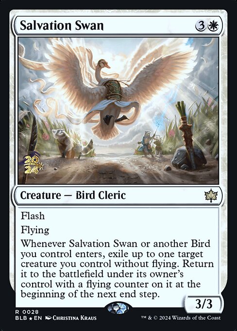 Salvation Swan (28s) [Bloomburrow Promos]