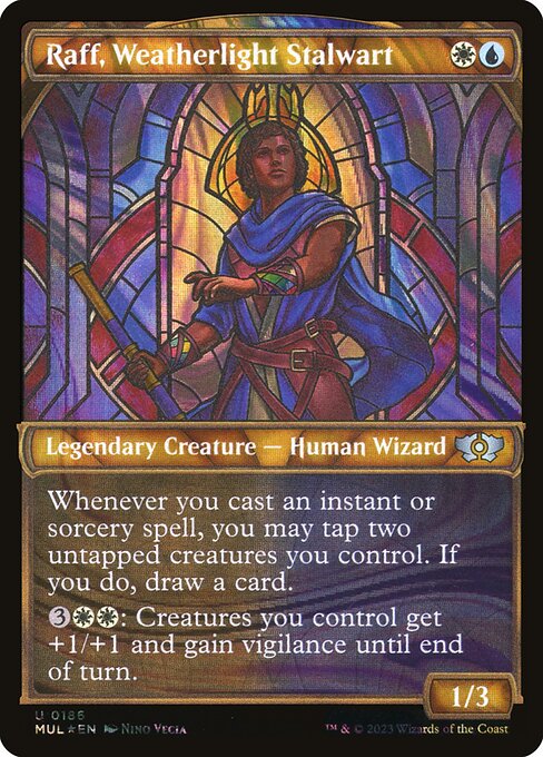 Raff, Weatherlight Stalwart (186) [Multiverse Legends] [Showcase]
