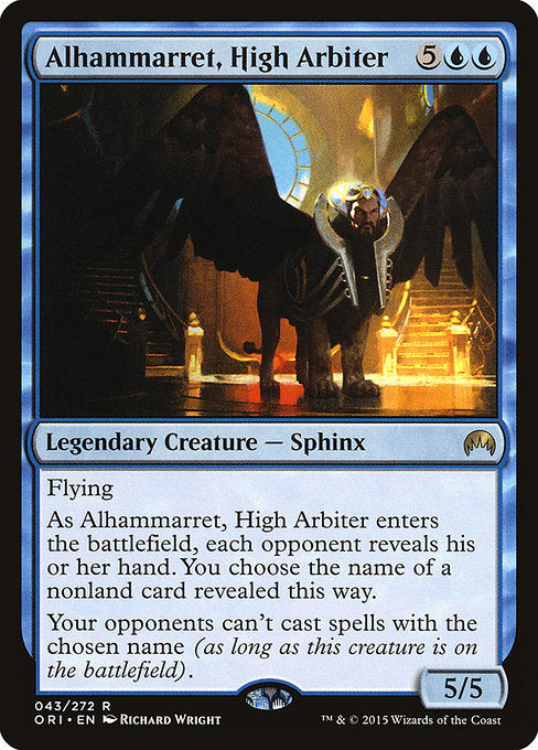Alhammarret, High Arbiter (43) [Magic Origins]