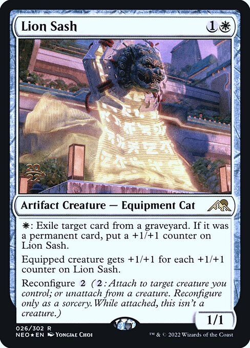 Lion Sash (26s) [Kamigawa: Neon Dynasty Promos]