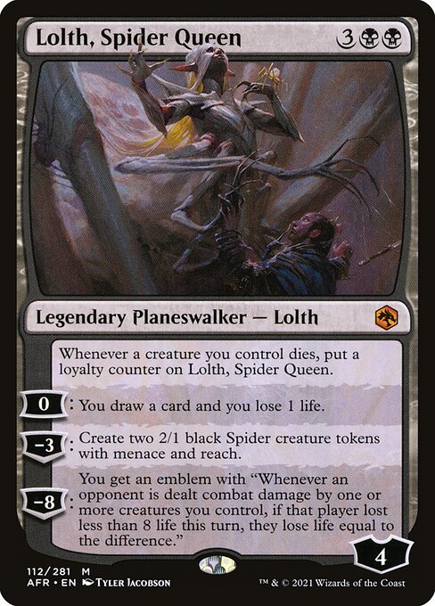 Lolth, Spider Queen (112) [Adventures in the Forgotten Realms]
