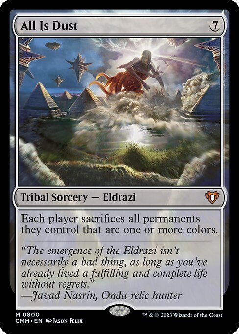 All Is Dust (800) [Commander Masters]