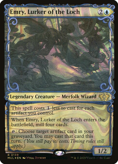 Emry, Lurker of the Loch (139) [Multiverse Legends] [Showcase]